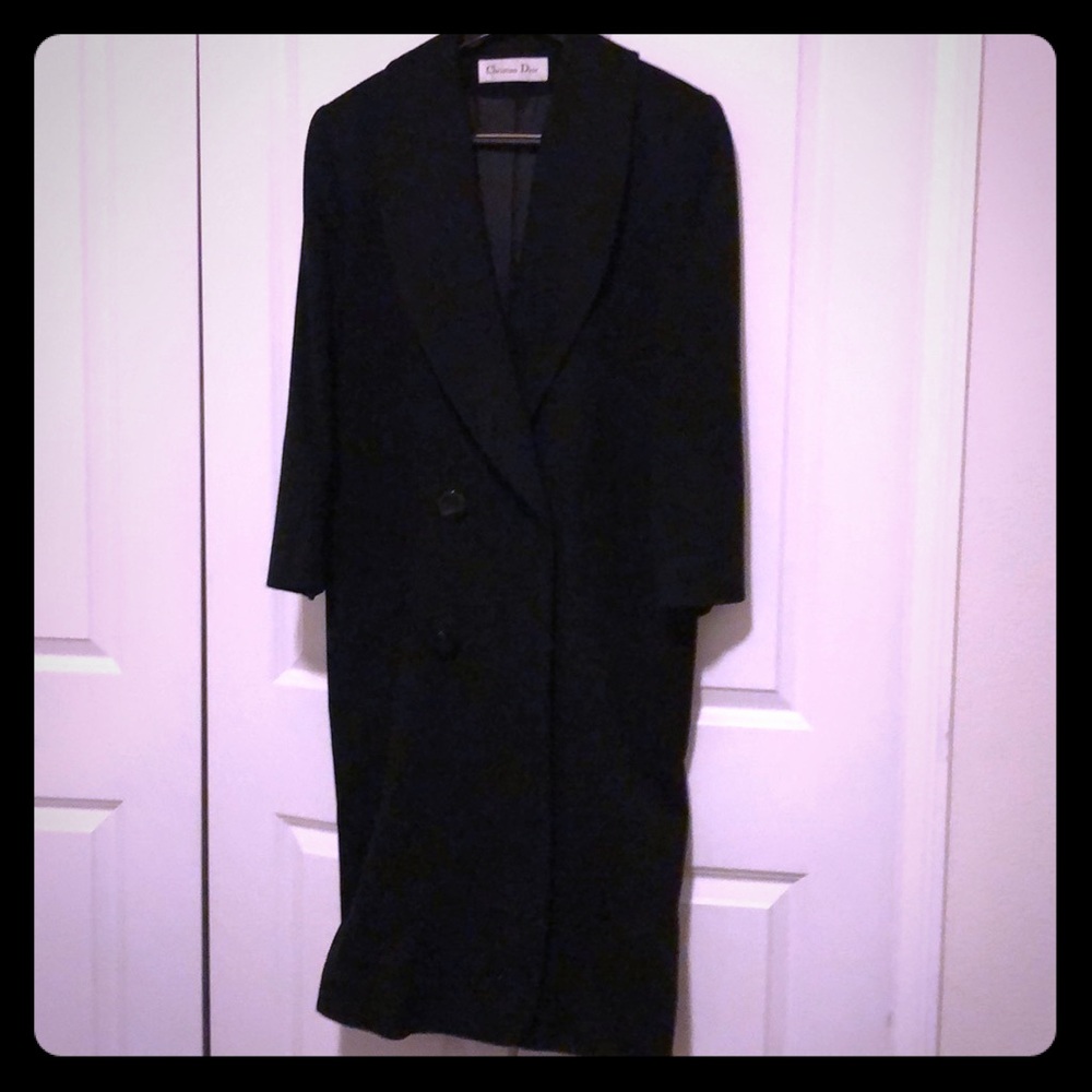 Christian Dior Vintage 100% Cashmere Coat